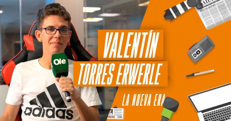 Torres Erwerle con Olé: de los hilos en Twitter a ser el prensa de Deportivo Riestra