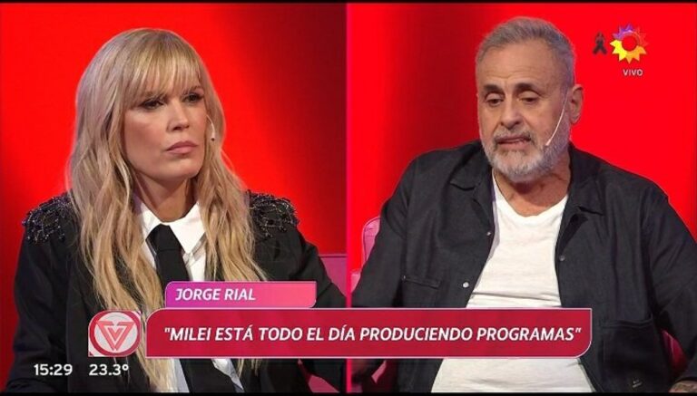 Viviana Canosa volvió a la televisión y entrevistó a Jorge Rial: «Hace 25 años que no nos veíamos»