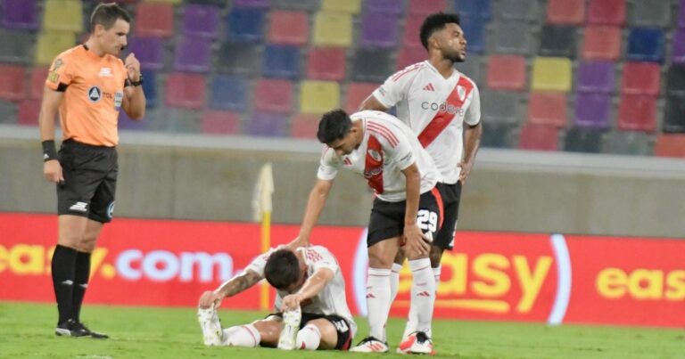 Kranevitter se suma a la lista: octava lesión muscular en River en el 2025