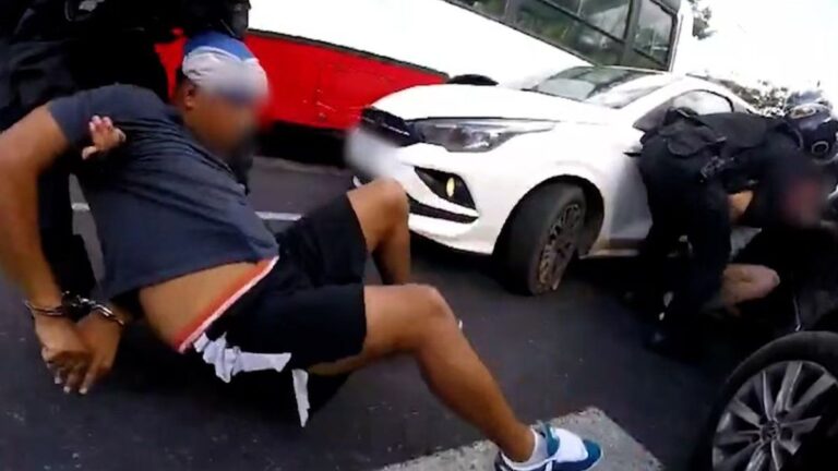 Video: impactante persecución en General Paz que terminó en un choque múltiple