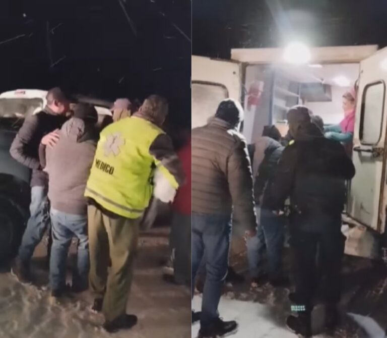 Un trabajador rural se perdió en medio del temporal de nieve y sus perros lo ayudaron a sobrevivir