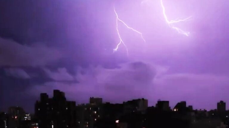 Lluvias, tormentas y vientos fuertes complican el lunes: las alertas del Servicio Meteorológico Nacional