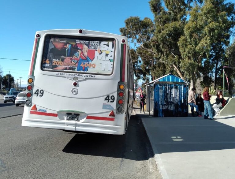 Comodoro: un colectivo se llevó puesto con su espejo a un joven y debió ser trasladado al Hospital Alvear