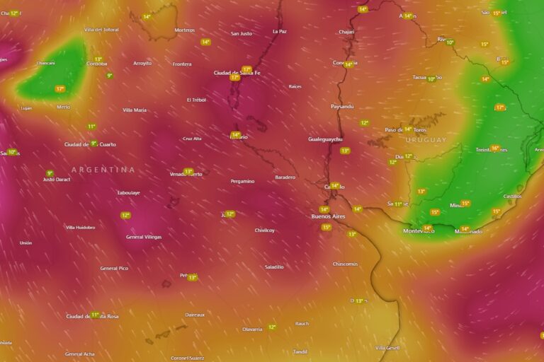 Pronóstico del tiempo: el SMN alerta por ciclogénesis y fuertes lluvias en Santa Rosa este viernes 29 de agosto
