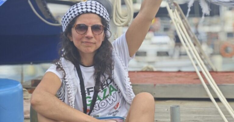Flotilla Sumud. La tripulante argentina responde a las amenazas del Ministro Israelí Ben Gvir