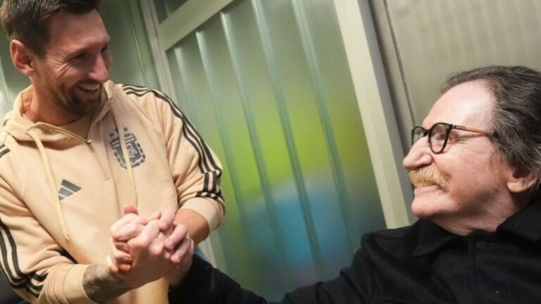 El tierno posteo de Lionel Messi tras conocer a Charly García: «Sos enorme!»