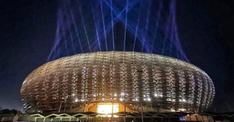 Video: Olé en el nuevo estadio de Marruecos, a todo lujo para el 2030