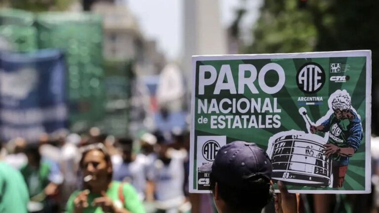 Inmediata reacción: ATE convoca a un paro en rechazo a los vetos de Javier Milei