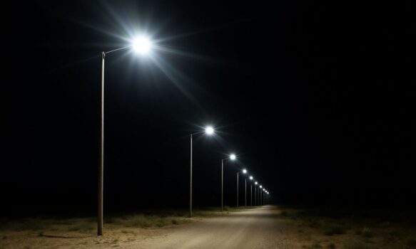 Se ilumina el barrio Cobipol